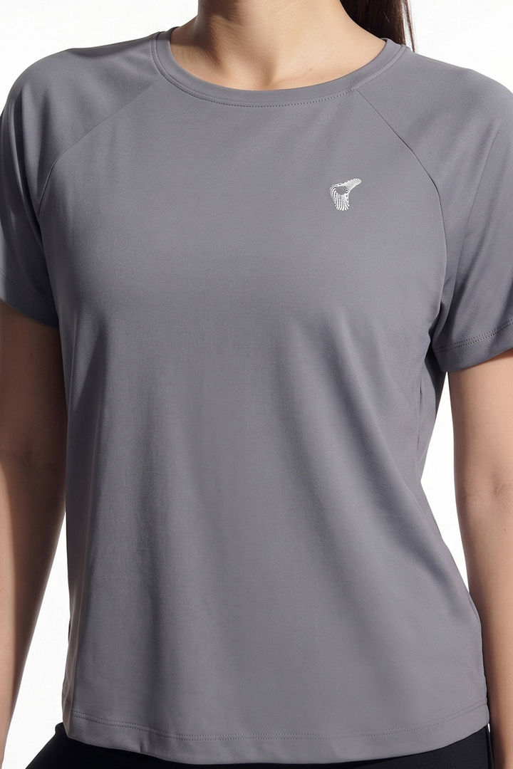 Zelocity Quick Dry Relaxed Top - Steel Grey — image 5